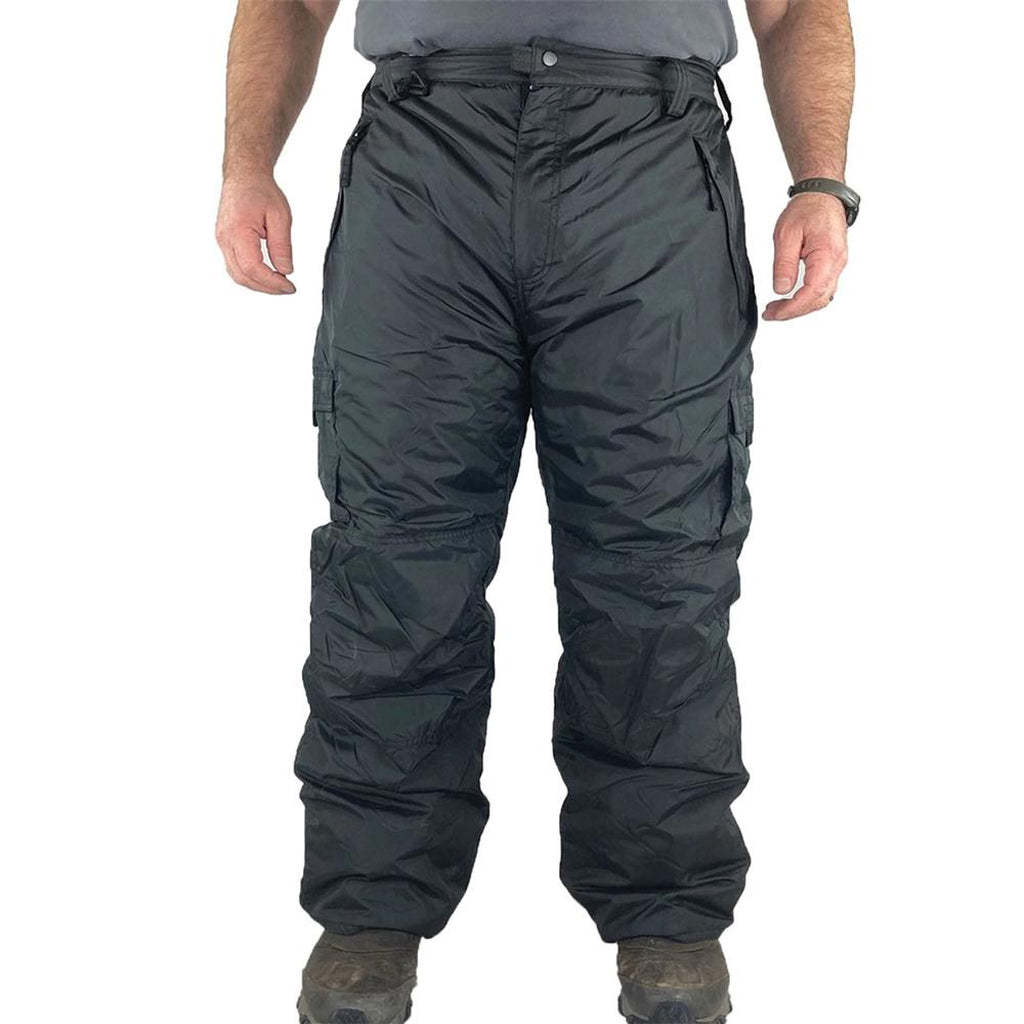 Buy TRGPSG Mens Hiking Pants, Fleece Lined Snowboard Pants, Multi-Pocket  Windproof Snow Ski Pants, Soft Shell Warm Winter Pants JRG3 Black 32 at  Amazon.in